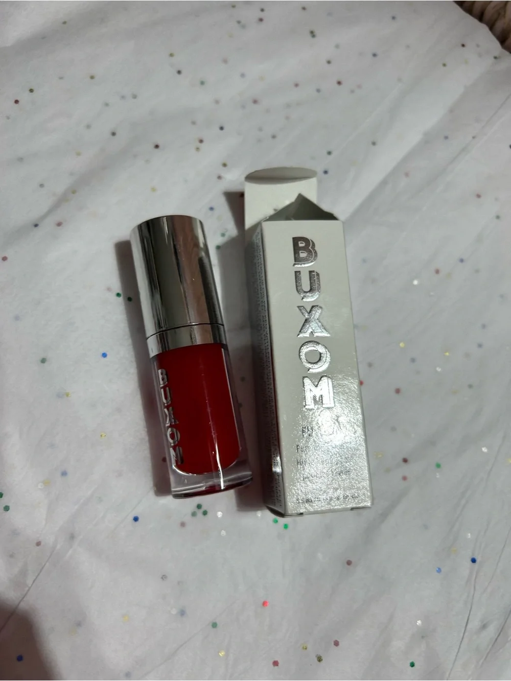BUXOM Lipstick - Deep Red Cream Finish